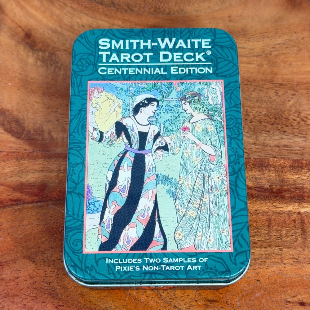 Smith-Waite Tarot Deck Centennial Edition in Tin US Games Systems SWT80 Pocket